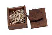  Clé USB cœur en bois 16Go élégante et pratique