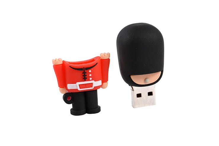Clé USB Cartoon Fille & Garçon 4Go à 64Go – Design Créatif