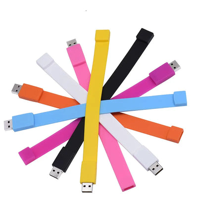 Clé USB Bracelet Silicone 4Go à 64Go – Design Créatif et Portable
