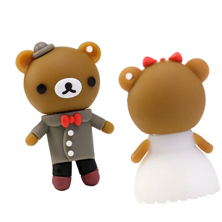 Clé USB Ours Cartoon 4Go à 64Go – Design Créatif et Amusant