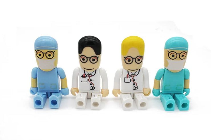 Clé USB Mini Médecin 4Go à 64Go – Design Cartoon Infirmier