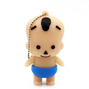 Clé USB Cartoon Fille & Garçon 4Go à 64Go – Design Créatif