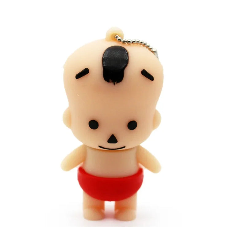Clé USB Cartoon Fille & Garçon 4Go à 64Go – Design Créatif