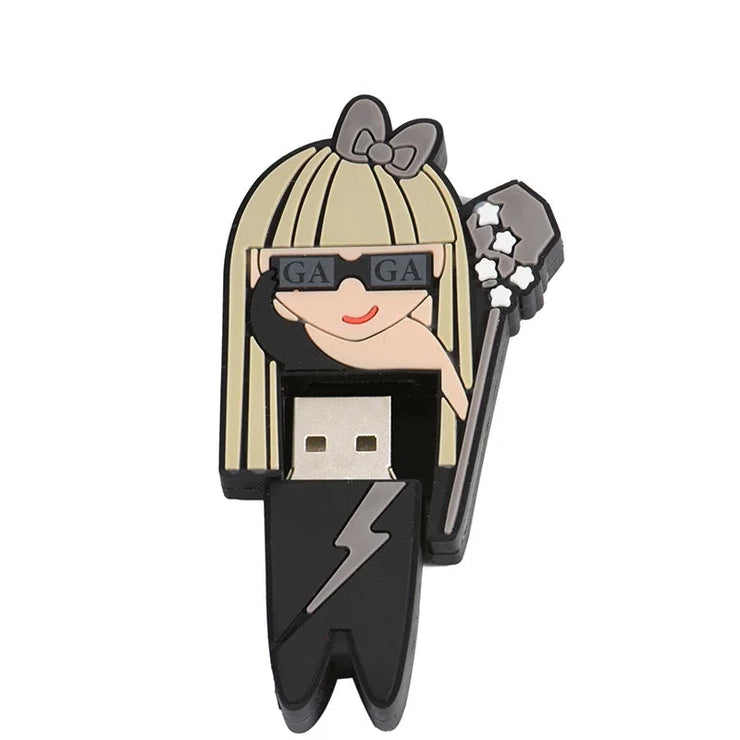 Clé USB Cartoon Fille & Garçon 4Go à 64Go – Design Créatif