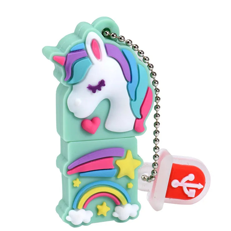 Clé USB Licorne 4Go à 64Go – Design Cartoon et Créatif