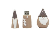 Clé USB Cartoon Fille & Garçon 4Go à 64Go – Design Créatif
