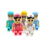 Clé USB Mini Médecin 4Go à 64Go – Design Cartoon Infirmier