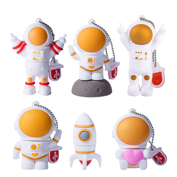 Clé USB Astronaute 4Go à 64Go – Design Cartoon et Créatif
