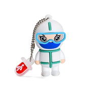 Clé USB Cartoon Fille & Garçon 4Go à 64Go – Design Créatif
