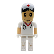 Clé USB Mini Médecin 4Go à 64Go – Design Cartoon Infirmier