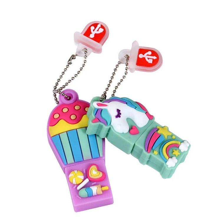 Clé USB Licorne 4Go à 64Go – Design Cartoon et Créatif
