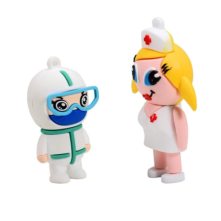 Clé USB Cartoon Fille & Garçon 4Go à 64Go – Design Créatif