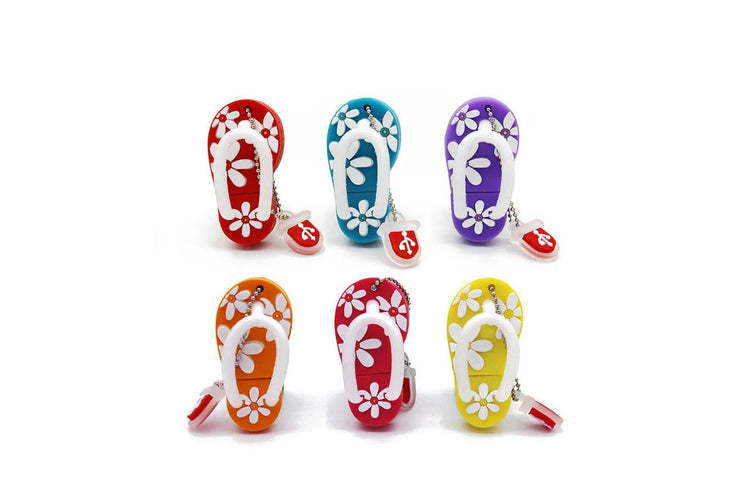 Clé USB Cartoon Pantoufle 4Go à 128Go – Design Amusant et Coloré