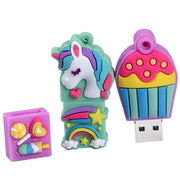 Clé USB Licorne 4Go à 64Go – Design Cartoon et Créatif
