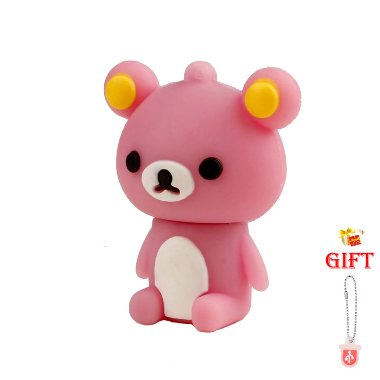 Clé USB Ours Cartoon 4Go à 64Go – Design Créatif et Amusant