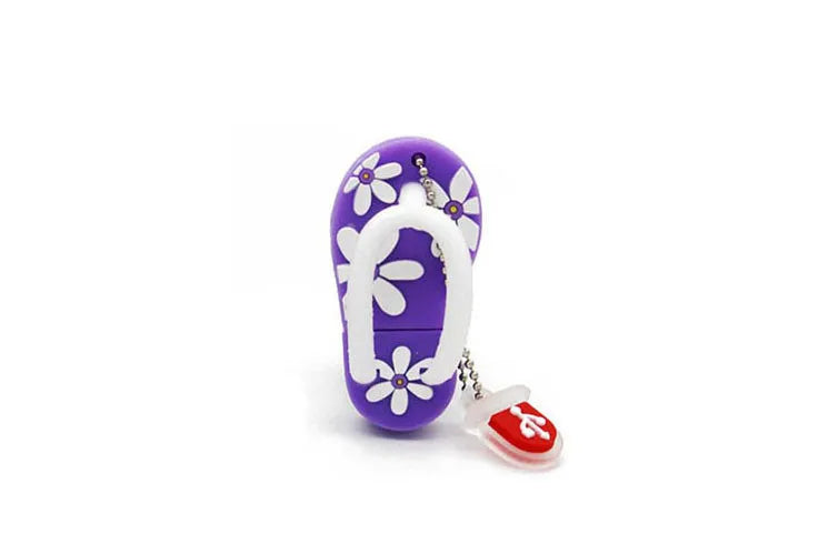 Clé USB Cartoon Pantoufle 4Go à 128Go – Design Amusant et Coloré