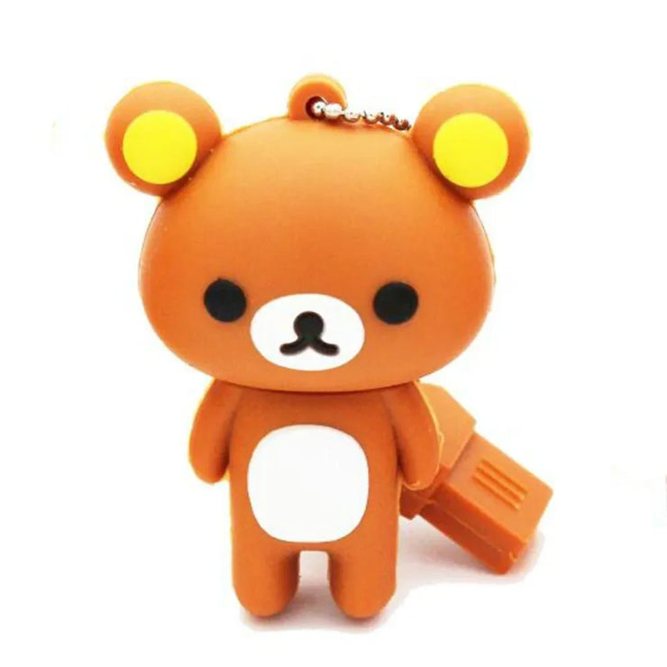Clé USB Ours Cartoon 4Go à 64Go – Design Créatif et Amusant