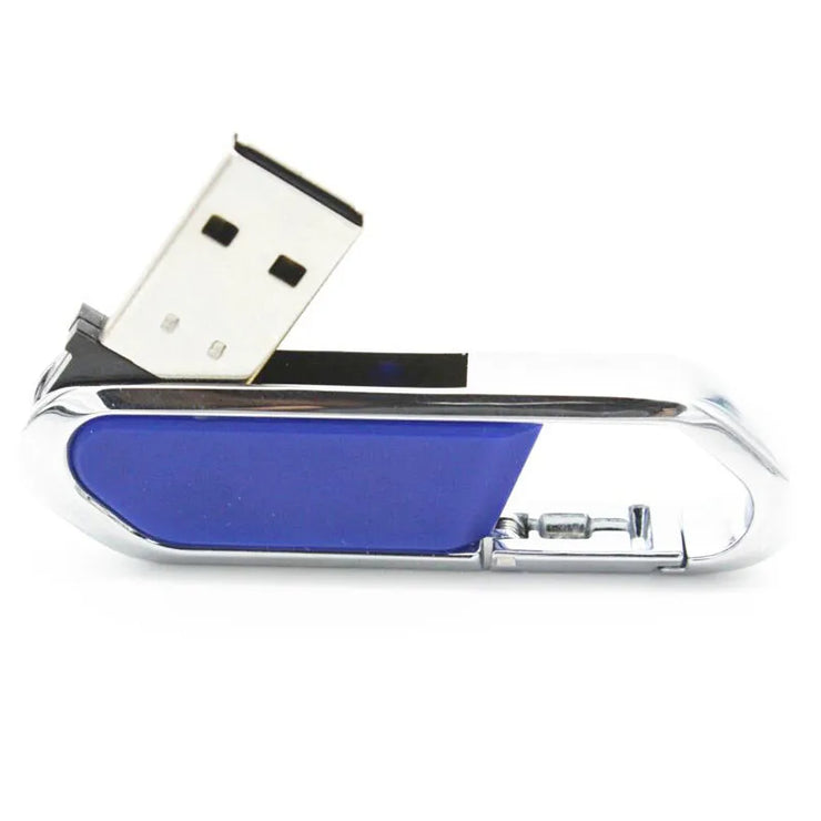 Clé USB Métal & Cuir 4Go à 128Go – Design Rotatif et Portable