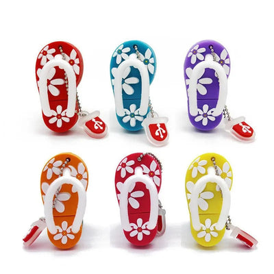 Clé USB Cartoon Pantoufle 4Go à 128Go – Design Amusant et Coloré