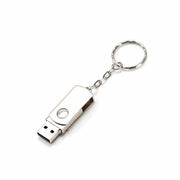 Clé USB Métal Haute Vitesse 16Go à 128Go – Design Rotatif et Élégant