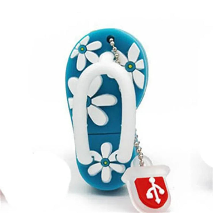 Clé USB Cartoon Pantoufle 4Go à 128Go – Design Amusant et Coloré