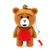 Clé USB Ours Cartoon 4Go à 64Go – Design Créatif et Amusant