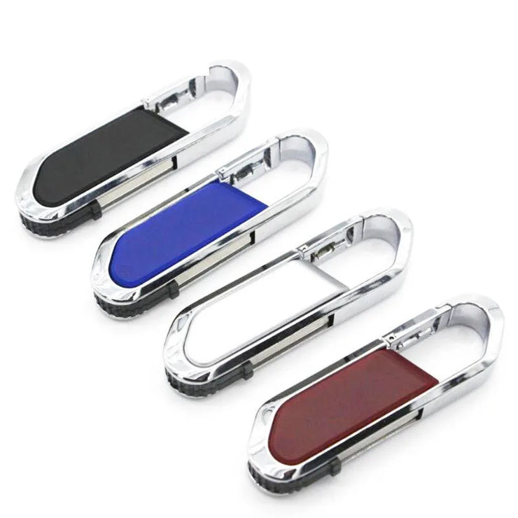 Clé USB Métal & Cuir 4Go à 128Go – Design Rotatif et Portable