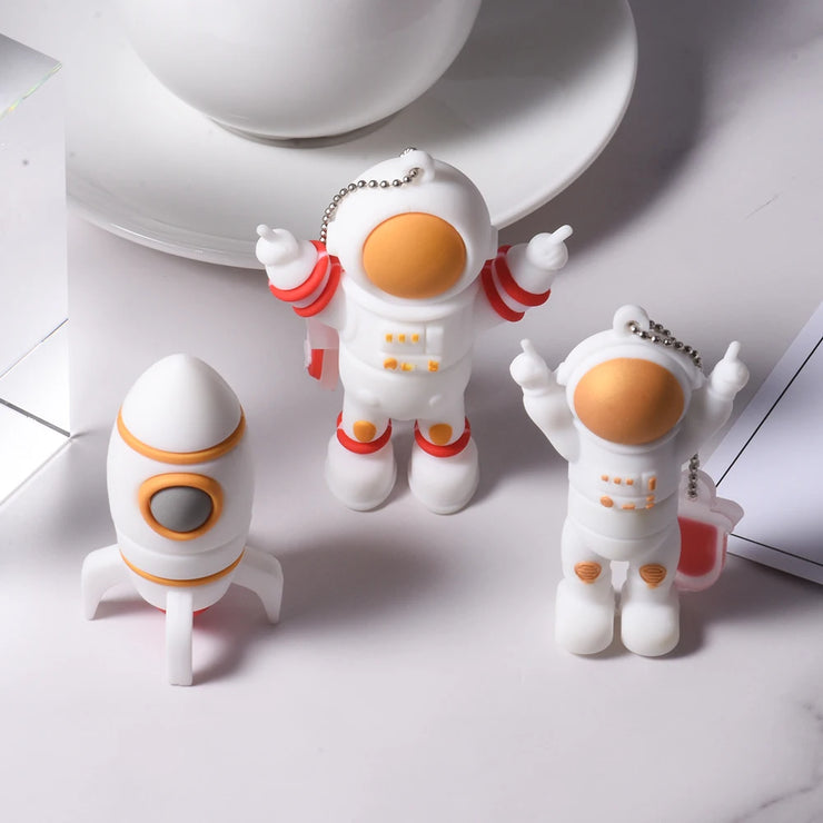 Clé USB Astronaute 4Go à 64Go – Design Cartoon et Créatif