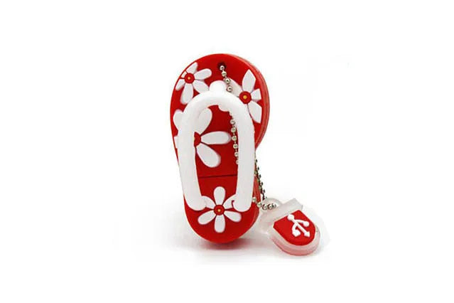 Clé USB Cartoon Pantoufle 4Go à 128Go – Design Amusant et Coloré