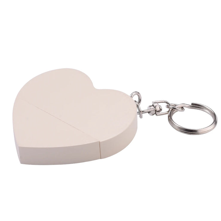 Clé USB Bois en Forme de Cœur 4Go à 128Go – Design Élégant et Personnalisable