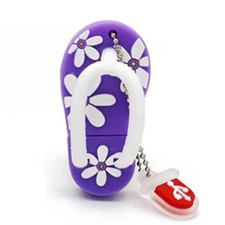 Clé USB Cartoon Pantoufle 4Go à 128Go – Design Amusant et Coloré