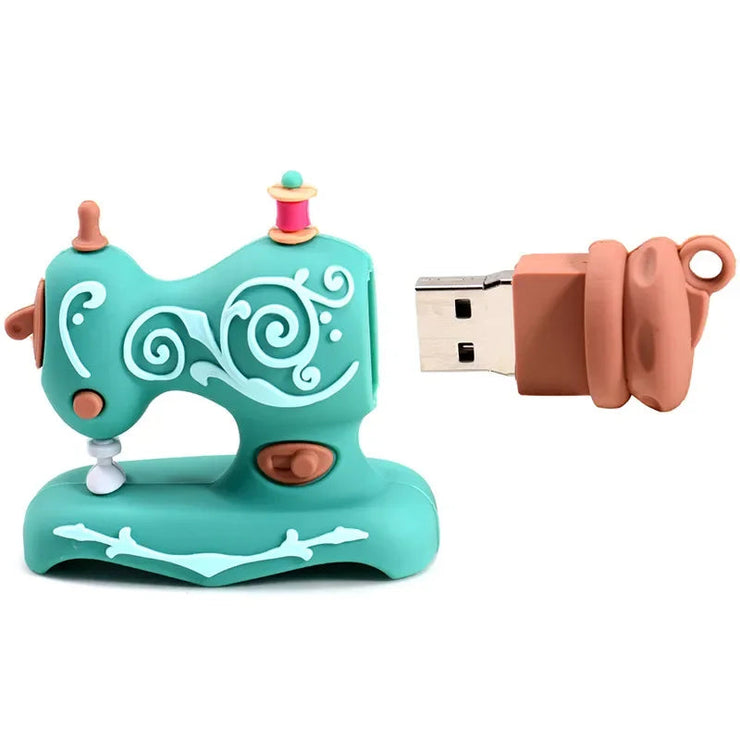 Clé USB Couture 4Go à 128Go – Design Cartoon Créatif