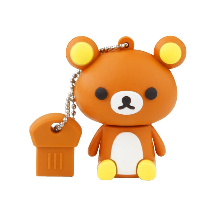 Clé USB Ours Cartoon 4Go à 64Go – Design Créatif et Amusant