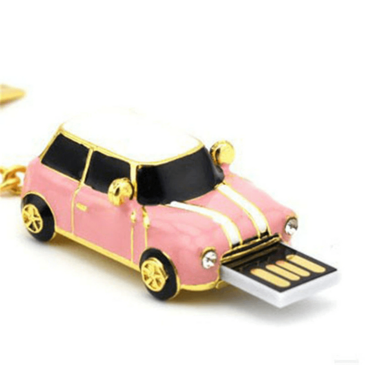 clé usb en forme de voiture usb coffre - cle usb fantaisie 