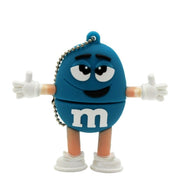 clé usb bleu m&m's - clé usb fantaisie 